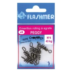 Émerillon Flashmer Rolling A Agrafe Peggy
