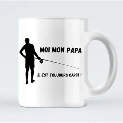 Mug Moi Mon Papa Il Est Toujours Capot