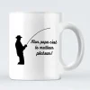 Mug Mon Papa C'est Le Meilleur Pecheur !