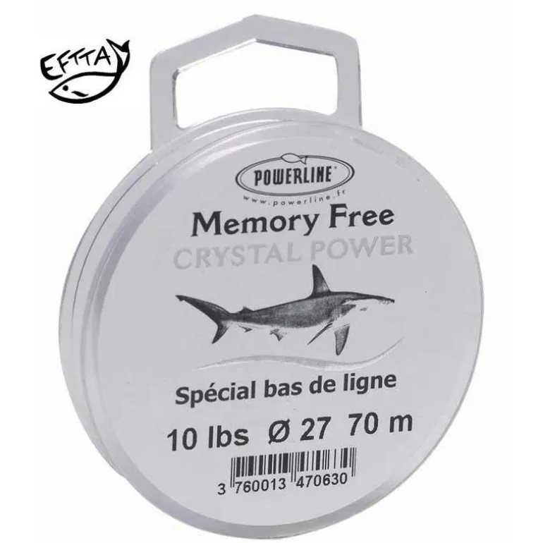 Nylon A Bas De Ligne Powerline Memory Free Cristal Power