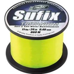 Nylon Sufix Tritanium 1/4 Lb Neon Chartreuse