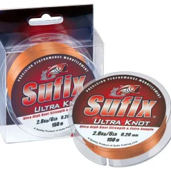 Nylon Sufix Ultra Knot Jaune Orange - 150M