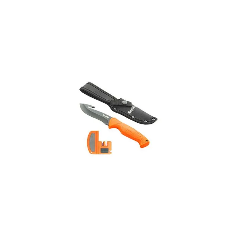 Pack Couteau Skinner + Affûteur Manuel Smith's Edgesport Combo