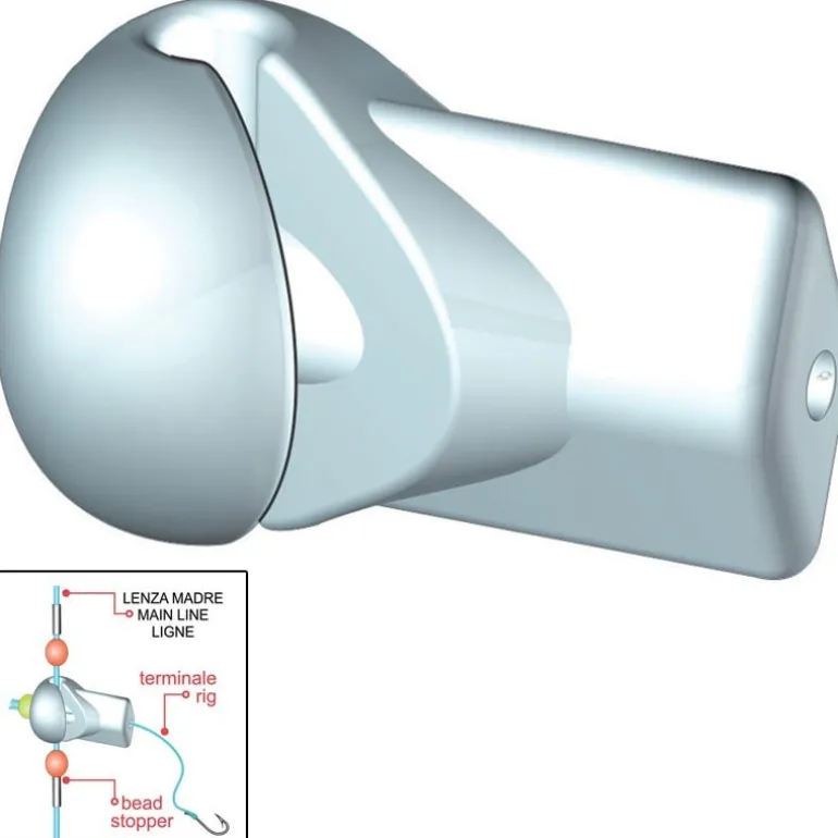 Perle Clip Pour Bas De Ligne Stonfo - Par 20