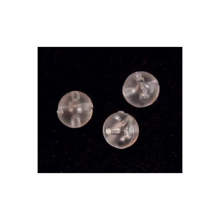 Perle Dure Vercelli Arrondies Transparentes Double Trou