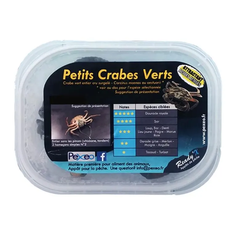 Petits Crabes Verts Surgelés Pexeo Ready'x