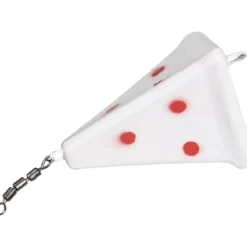 Plomb Zebco Flatty Scratcher Lead - Rouge Fluo/Pois Rouges