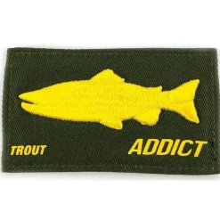 Scratch Interchangeable Fishxplorer Pour Casquette / Bonnet Addict Truite - Vert
