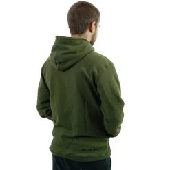 Sweat À Capuche Pêche Personnalisable Sur Vos Traces - Kaki