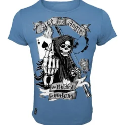 Tee Shirt Manches Courtes Homme Hot Spot Design Ace Angler - Bleu