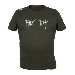 Tee Shirt Manches Courtes Homme Sonik By Think Fishy Art - Kaki