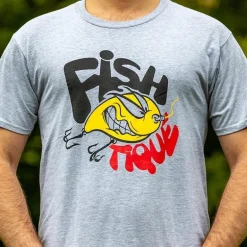 Tee Shirt Manches Courtes Homme Fishxplorer Fishtique - Gris