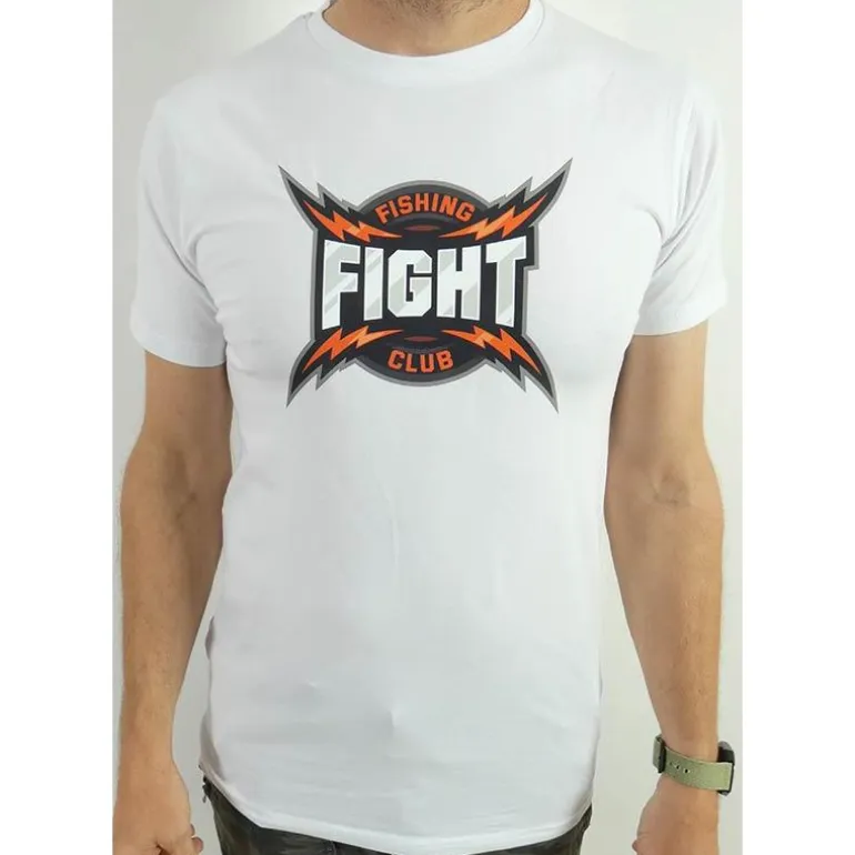 Tee Shirt Manches Courtes Homme Fc Fight - Blanc