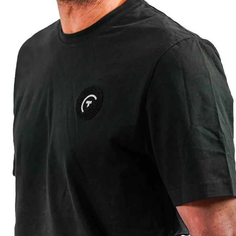Tee Shirt Pêche Personnalisable Sur Vos Traces - Noir