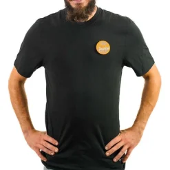 Tee Shirt Pêche Personnalisable Sur Vos Traces - Noir