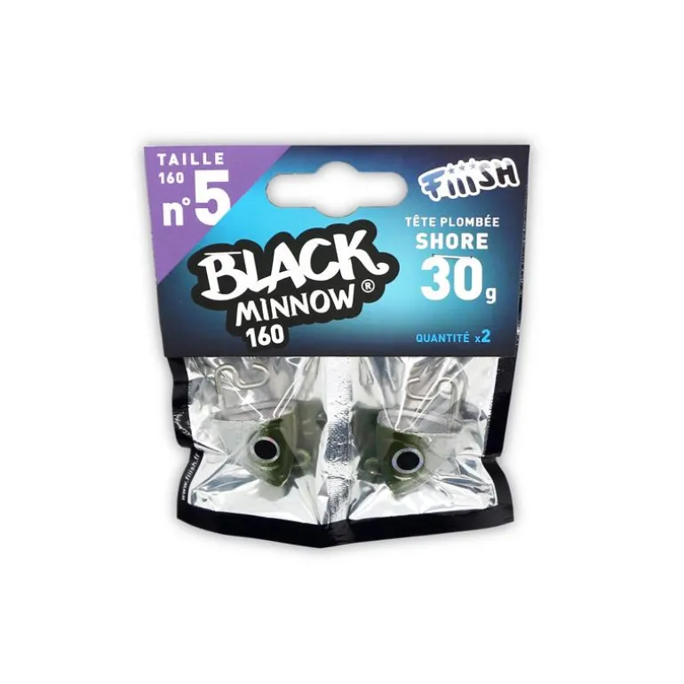 Tete Plombee Fiiish Black Minnow Shore
