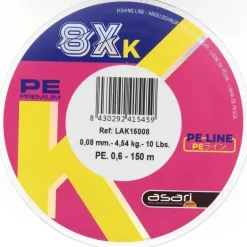 Tresse Asari 8X K - Vert - 3000M