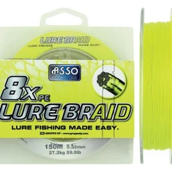 Tresse Asso Lure Braid 8X Jaune - 150M