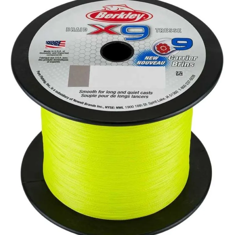Tresse Berkley X9 Braid Fluro Vert - 2000M