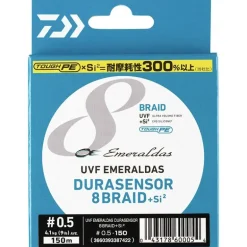 Tresse Daiwa Emeraldas Durasensor 8 Braid +Si 2 Multicolore - 150M