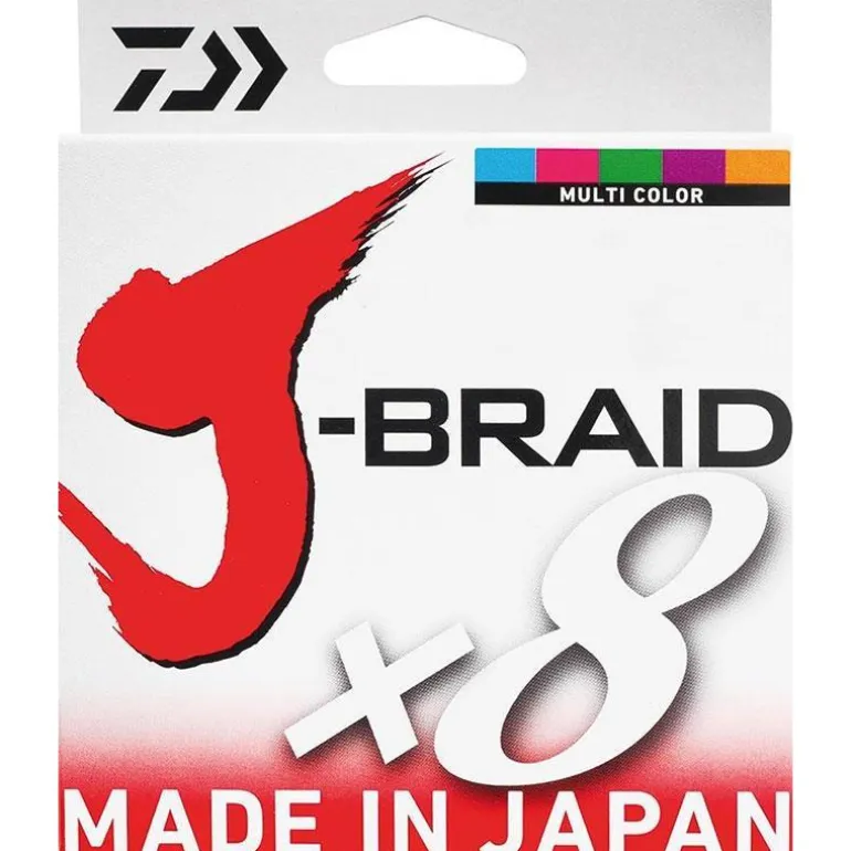 Tresse Daiwa J Braid X 8 Multicolore - 500M