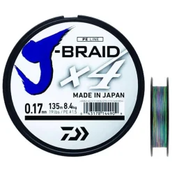 Tresse Daiwa J Braid X4b Multicolore - 1500M