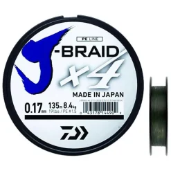 Tresse Daiwa J Braid X4b Vert - 135M