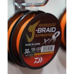 Tresse Daiwa J-Braid Expedition X8 Smash Orange - 150M