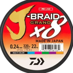 Tresse Daiwa J-Braid Grand X8 Multicolore - 500M