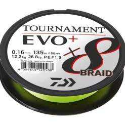 Tresse Daiwa Tournament 8 Braid Evo+ - Chartreuse - 135M
