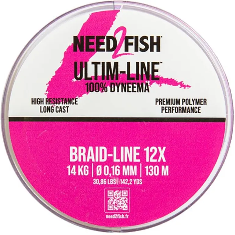 Tresse Need2fish Ultime Line 12 Brins - Multicolor - 130M