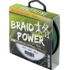 Tresse Powerline Braid Power - Vert - 250M
