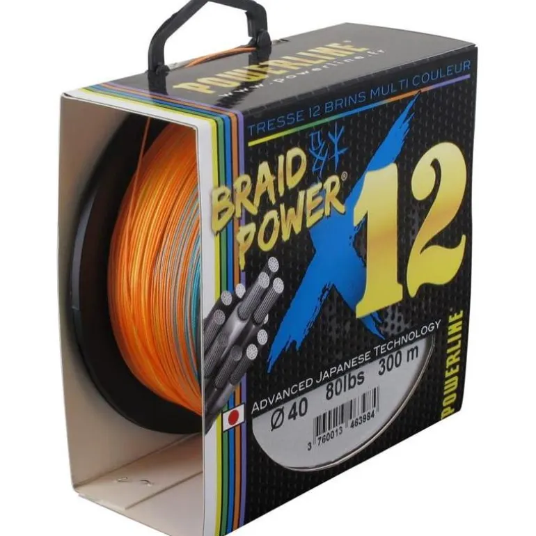 Tresse Powerline Braid Power X12 Multicolor
