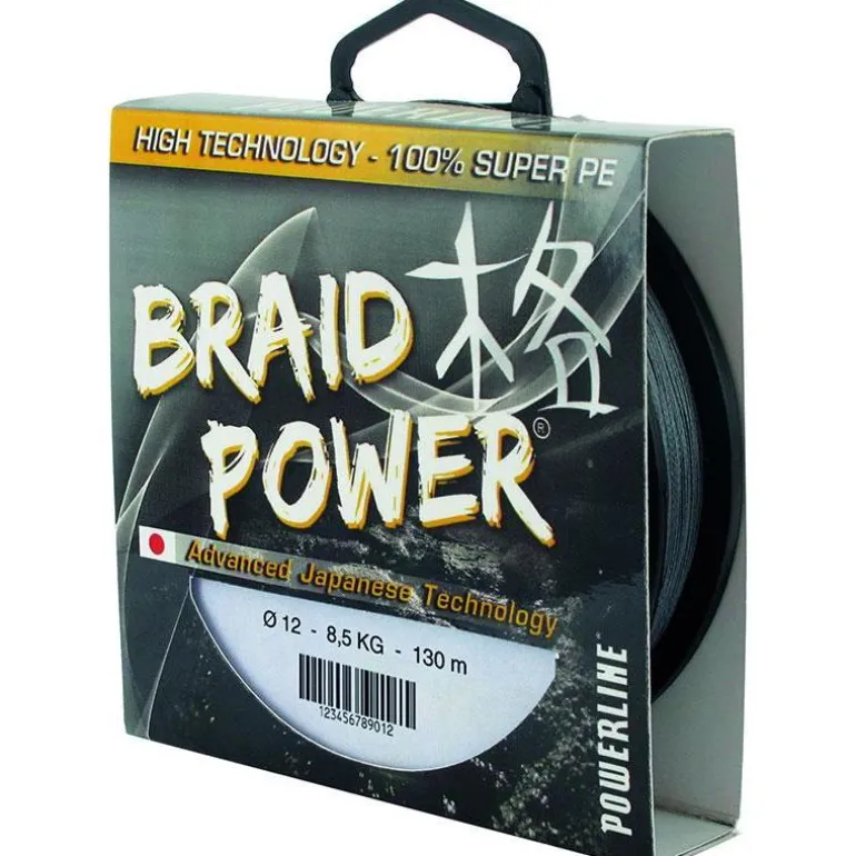Tresse Powerline Braid Power - Gris - 130M