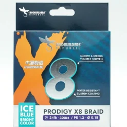 Tresse Rodbuilders Republic Prodigy X8 Braid - Ice Blue - 300M