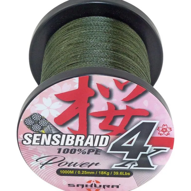 Tresse Sakura Sensibraid 4 Vert - 1000M
