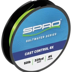 Tresse Spro Cast Control 8X Lime Green