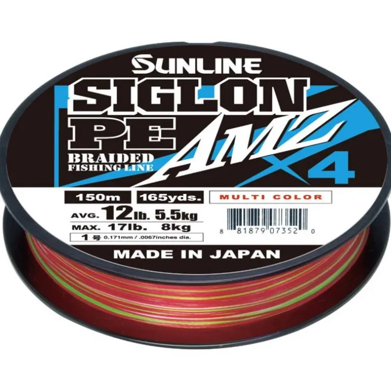 Tresse Sunline Siglon Amz 4X Multicolore - 300M