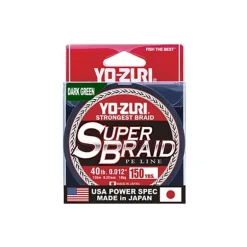 Tresse Yo-Zuri Super Braid Vert - 137M