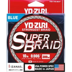 Tresse Yo-Zuri Super Braid Bleu - 275M