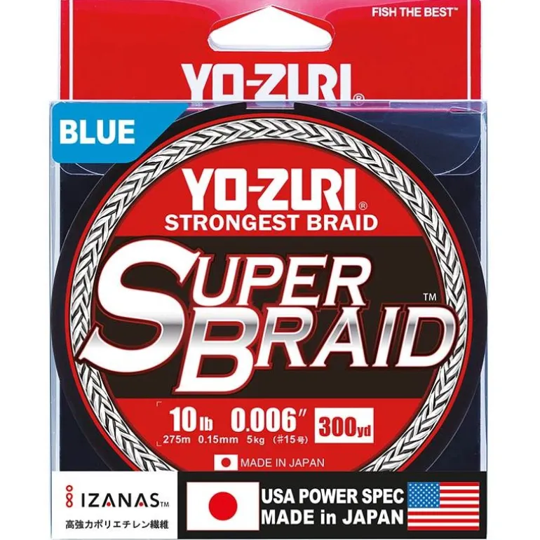 Tresse Yo-Zuri Super Braid Bleu - 275M