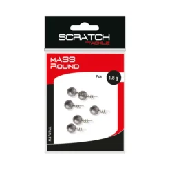 Tête Plombée Scratch Tackle Mass Round